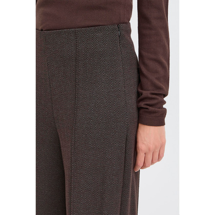 Ichi pantalon brun