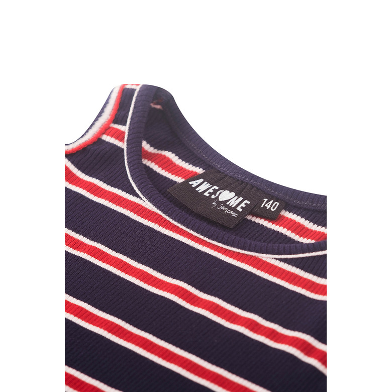 Someone Junior Meisjes t-shirt bleu 2