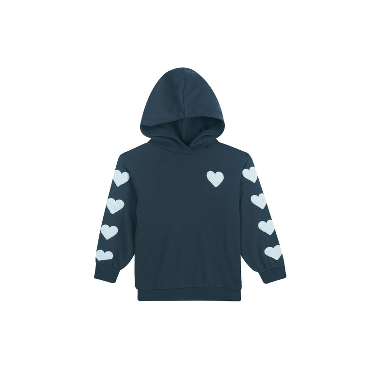 Someone Junior Meisjes hoodie gris 1