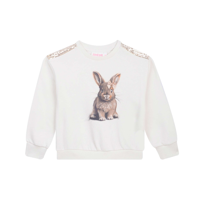 Someone Kids sweater ecru 1