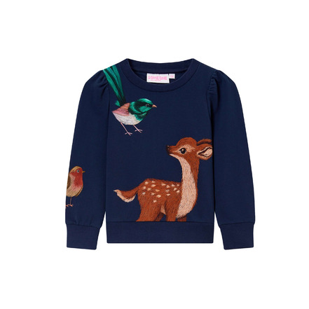 Someone Kids sweater bleu