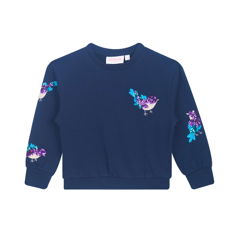 Someone Kids sweater bleu 1