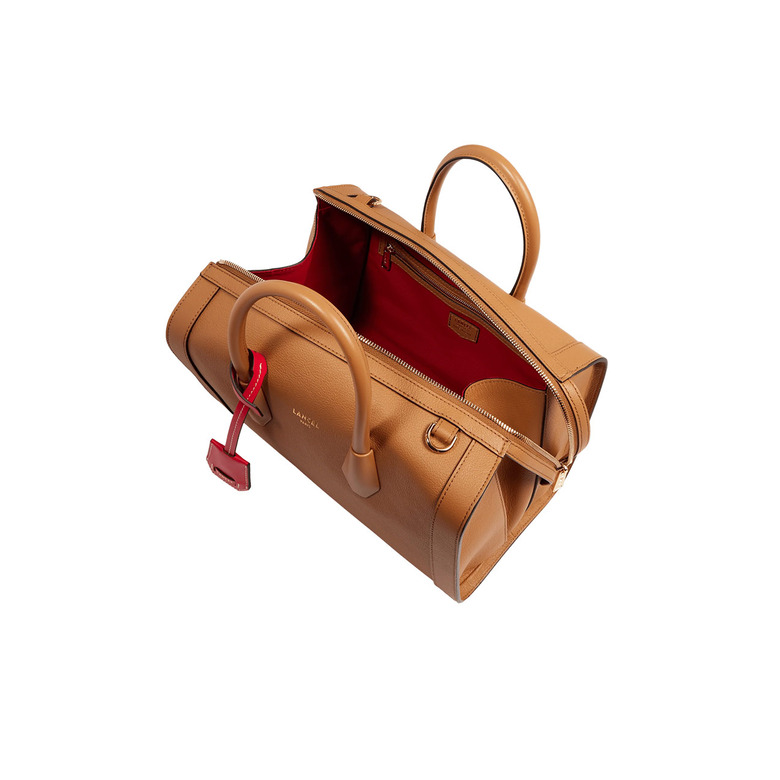 Lancel handbag camel 3