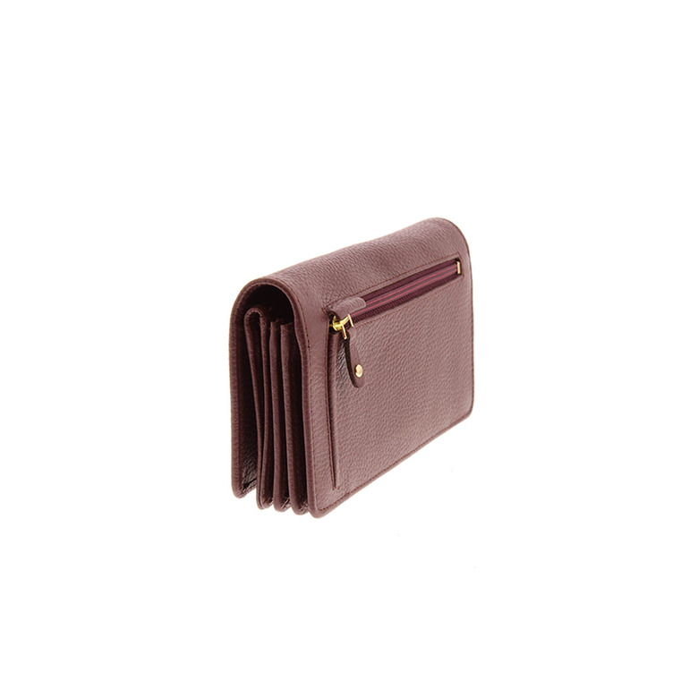 Crinkles Sibel portefeuille bordeaux 3
