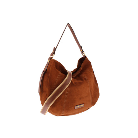 Carol J. sac porté épaule cognac