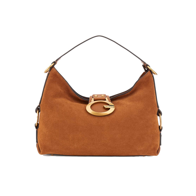 Guess shoulder bag cognac 1