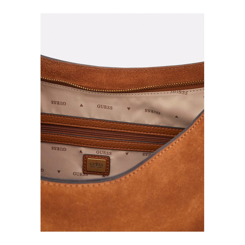 Guess shoulder bag cognac 3