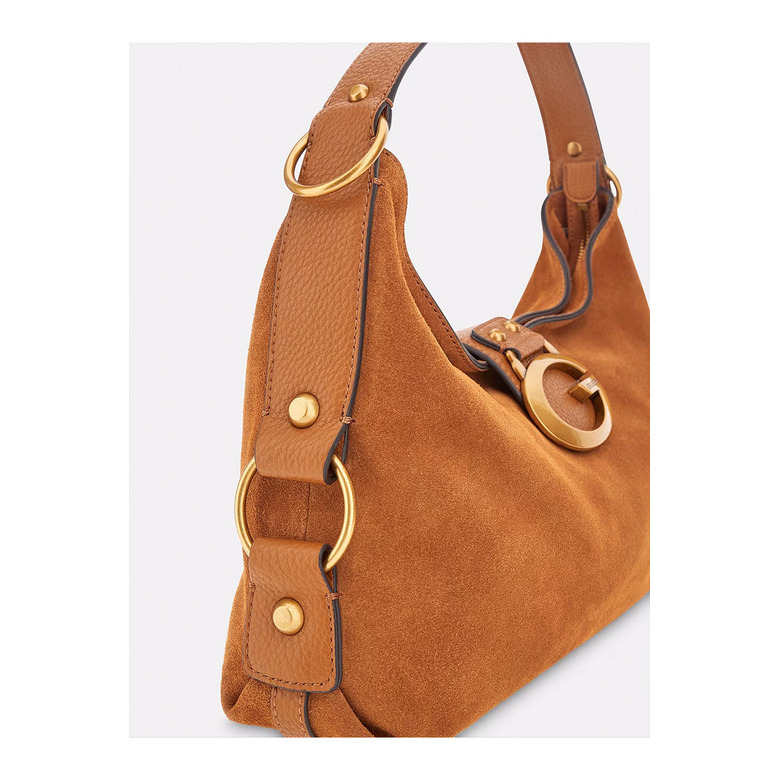 Guess shoulder bag cognac 4