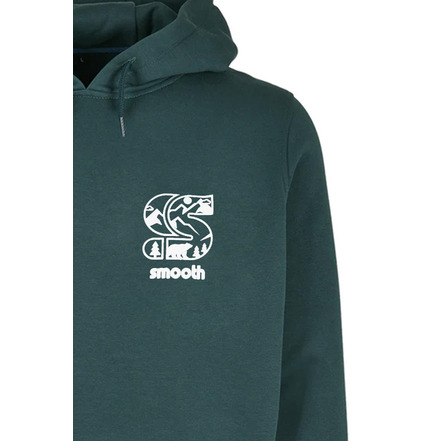 Smooth hoodie vert