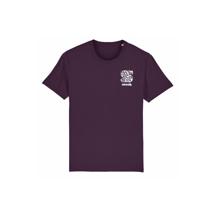 Smooth t-shirt bordeaux