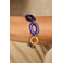 Les Cordes armband blau 2