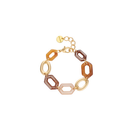Les Cordes armband braun
