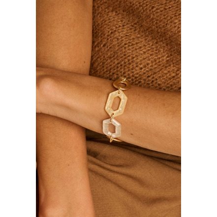 Les Cordes bracelet ecru