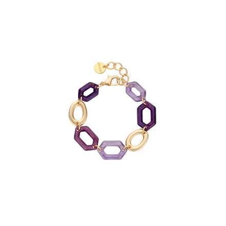 Les Cordes armband lila