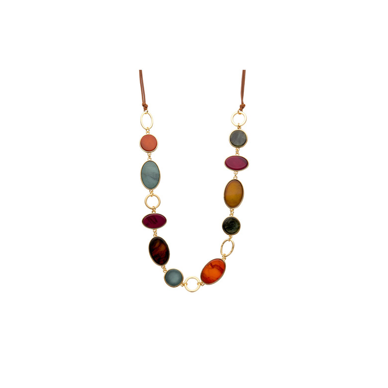Les Cordes halskette multicolor 1