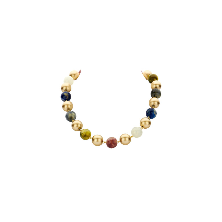 Les Cordes halskette multicolor 1