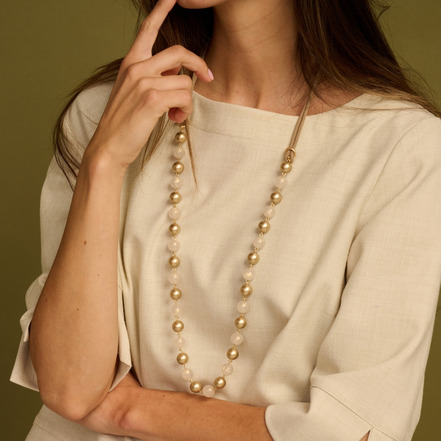 Les Cordes necklace gold