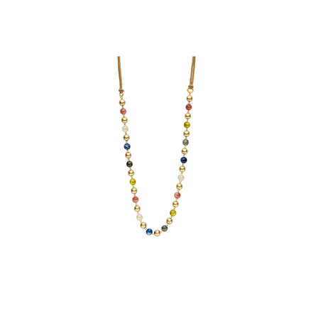 Les Cordes halskette multicolor