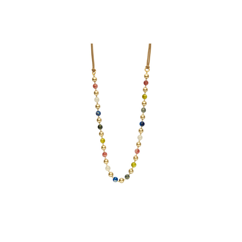 Les Cordes halskette multicolor 1