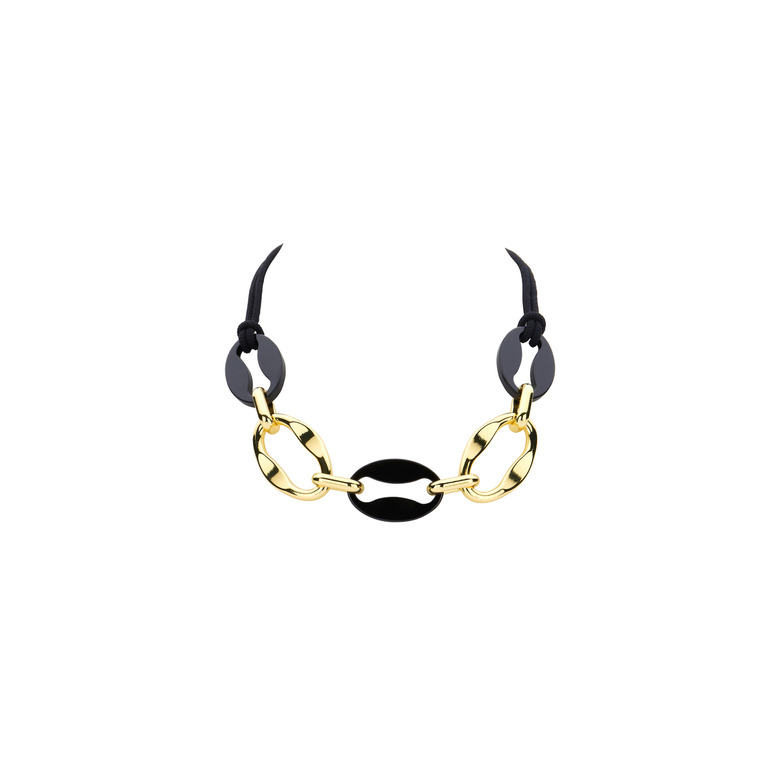 Les Cordes collier noir 1