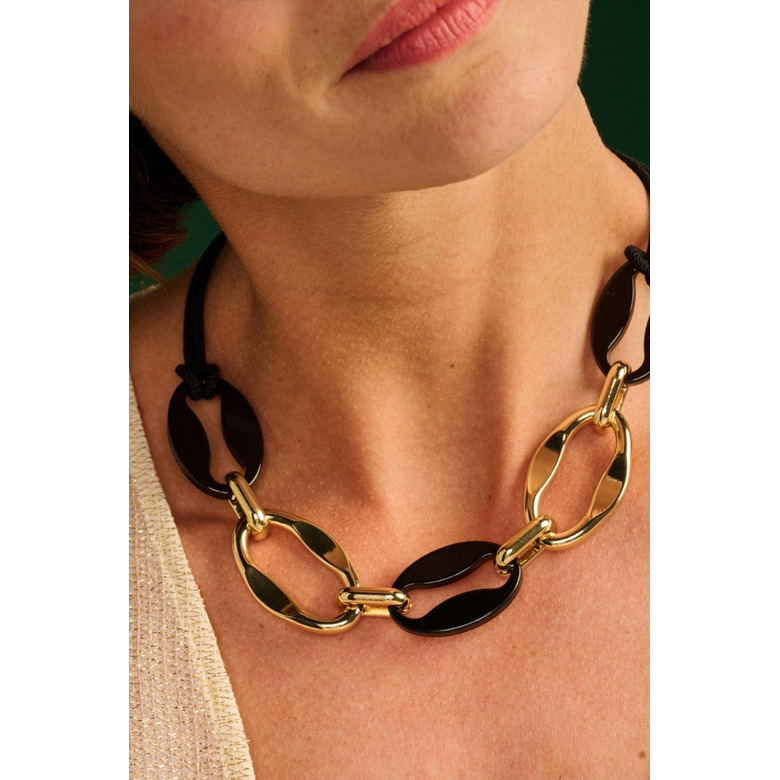 Les Cordes collier noir 2