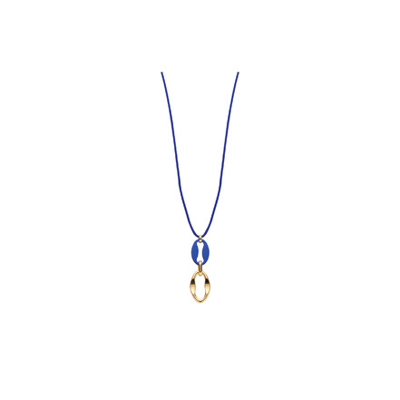 Les Cordes collier bleu