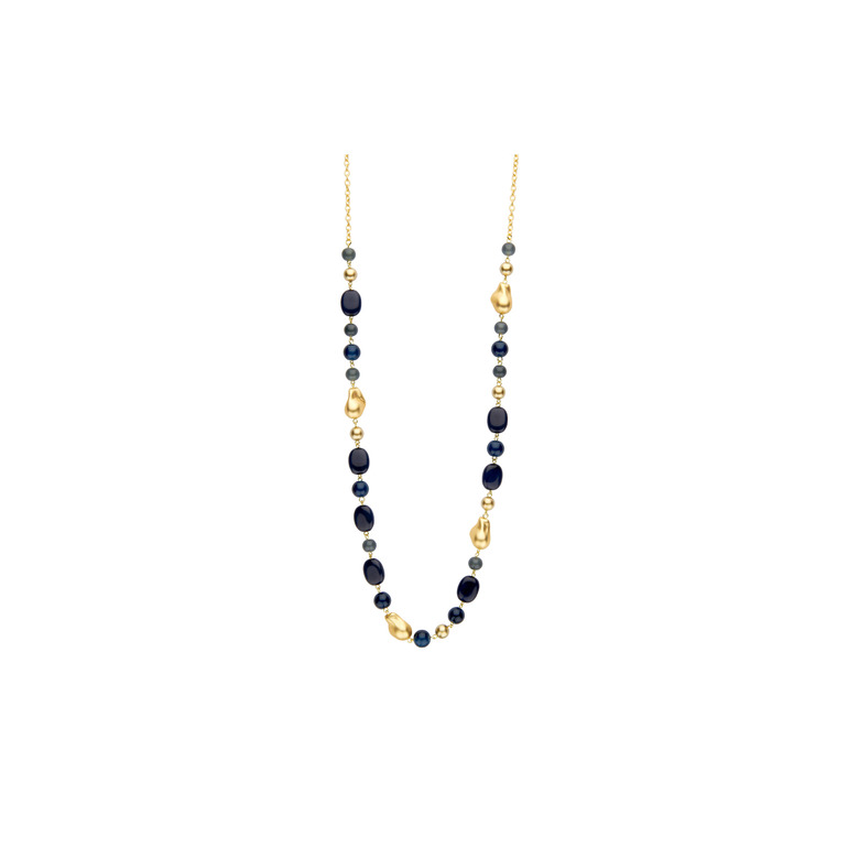 Les Cordes halskette blau 1
