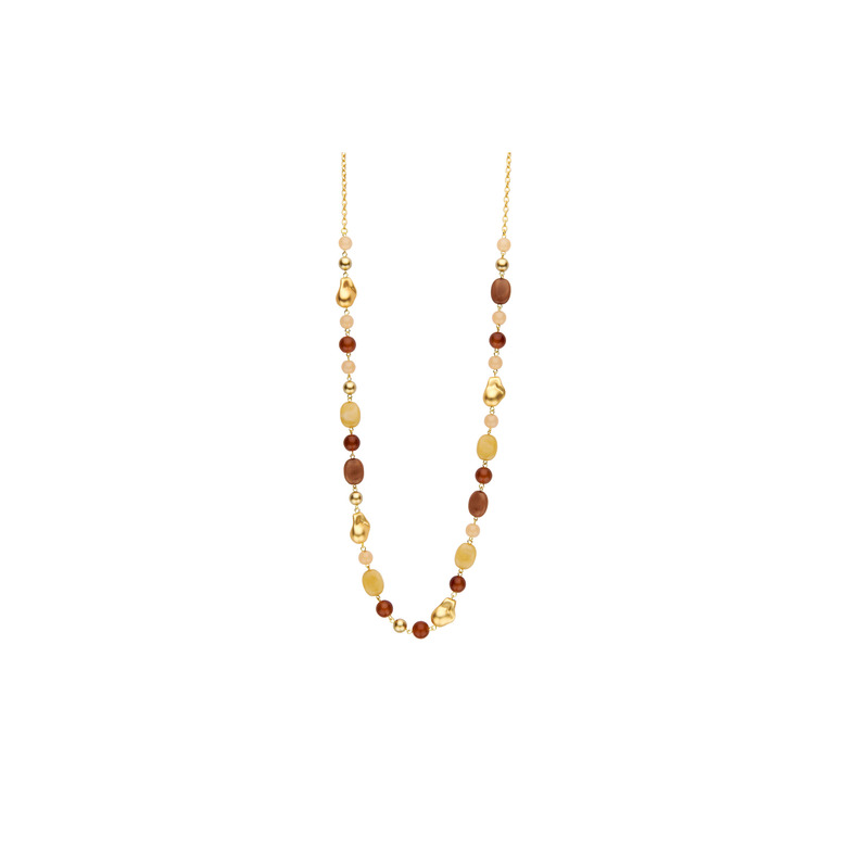 Les Cordes collier brun 1
