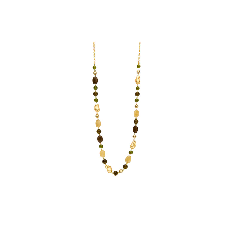 Les Cordes necklace green 1