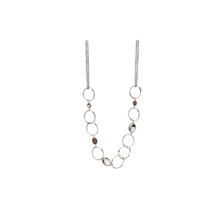 Les Cordes collier argent