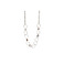 Les Cordes halsketting zilver 1