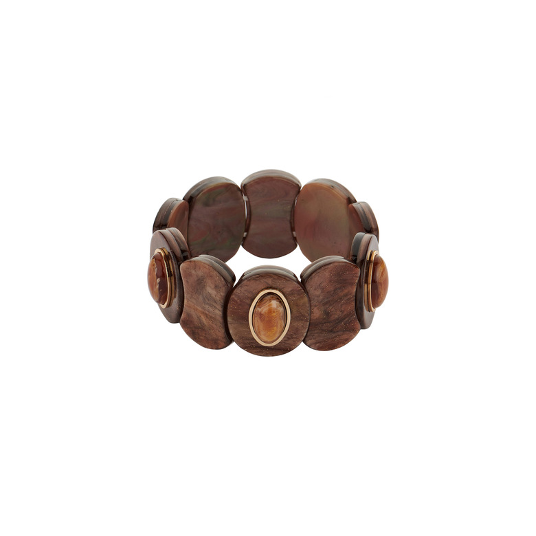 Les Cordes armband bruin 1