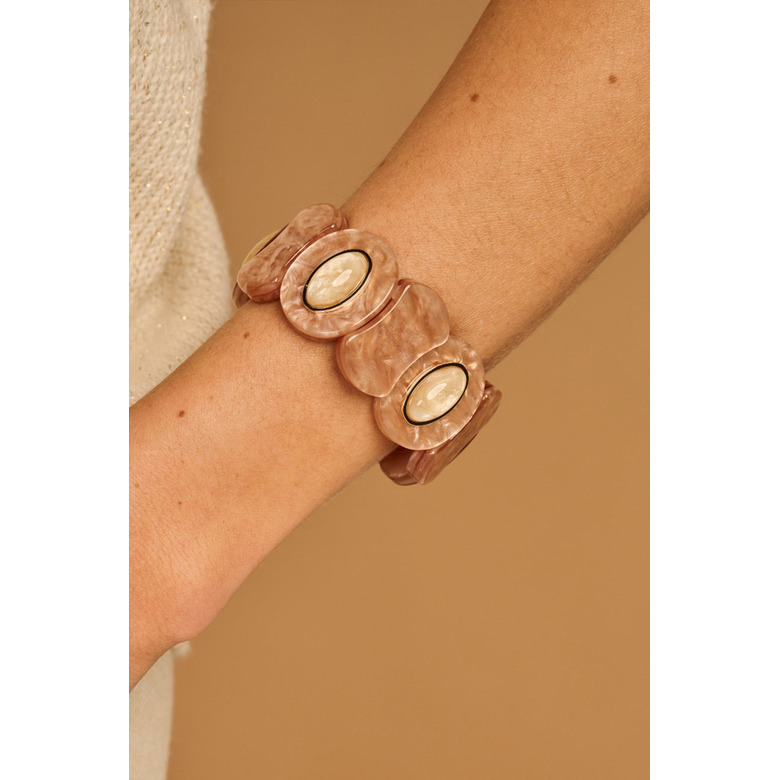 Les Cordes armband ecru 2