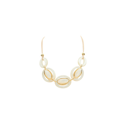 Les Cordes collier blanc