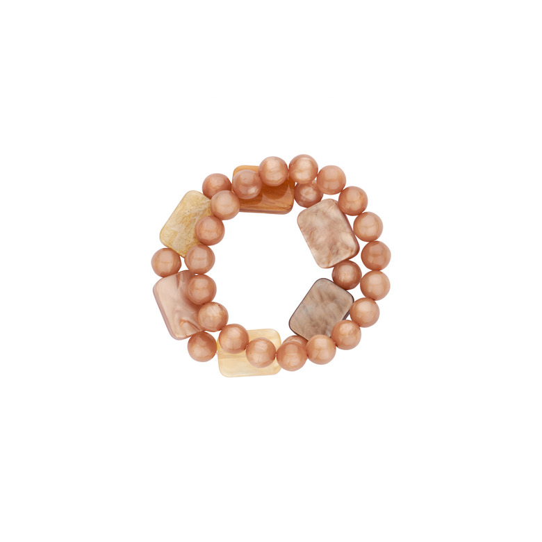Les Cordes armband beige 1