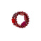 Les Cordes armband bordeaux