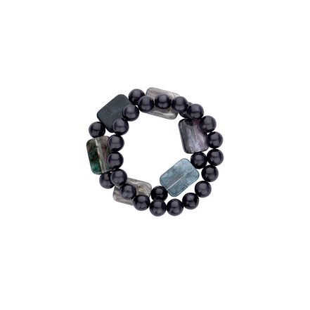 Les Cordes armband schwarz