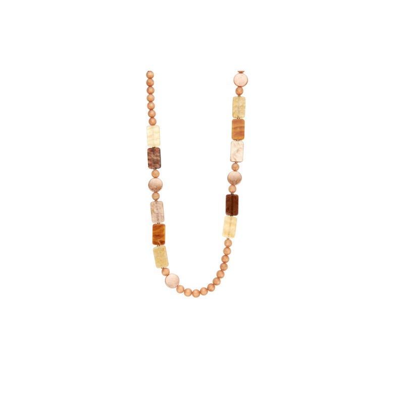 Les Cordes collier beige 1