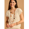 Les Cordes collier beige 2