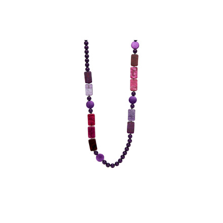 Les Cordes collier violet