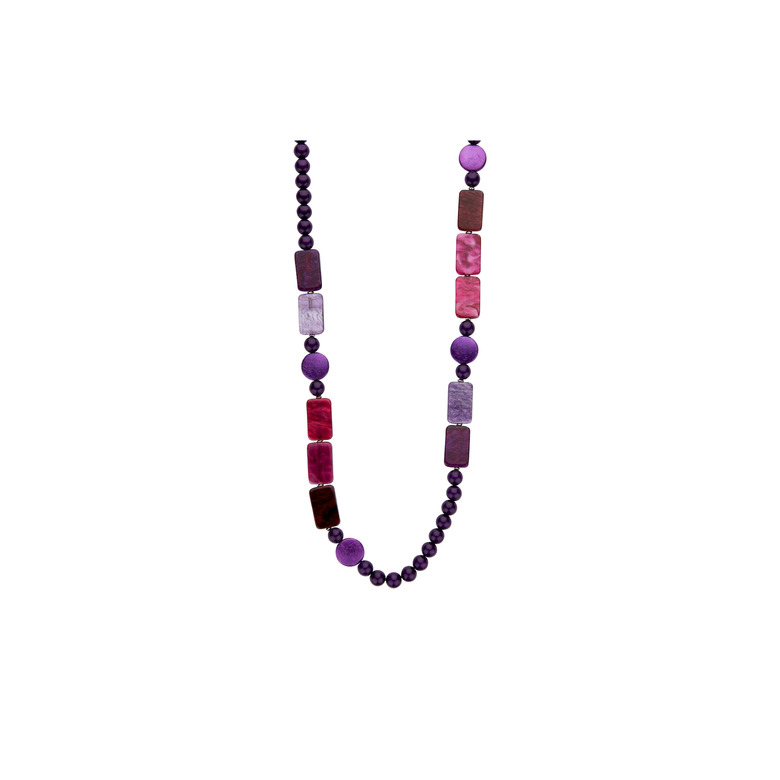 Les Cordes collier violet 1