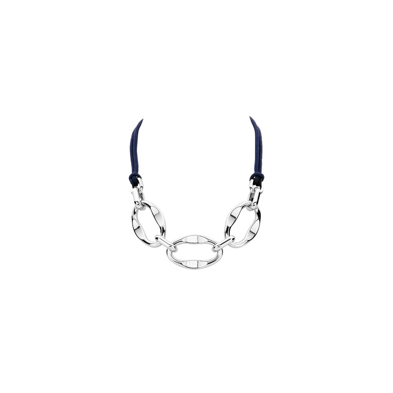 Les Cordes halsketting zilver 1