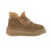 Tosca Blu enkellaarsjes taupe 1