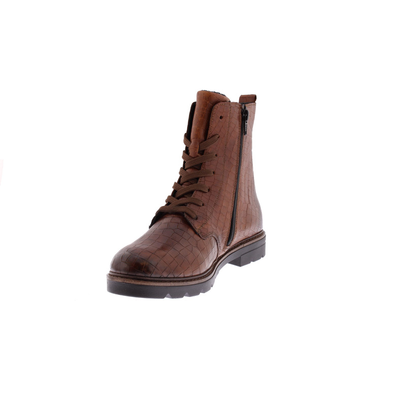 Remonte enkellaarsjes cognac 3