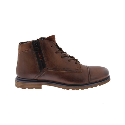 Bugattishoes hoge schoenen cognac