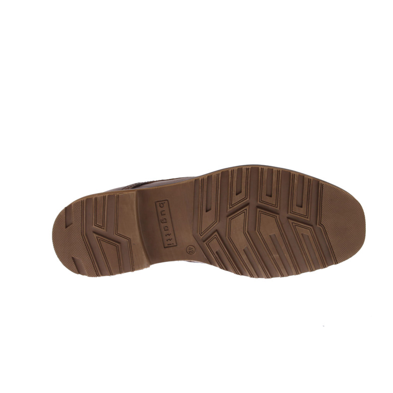 Bugattishoes hoge schoenen cognac 5