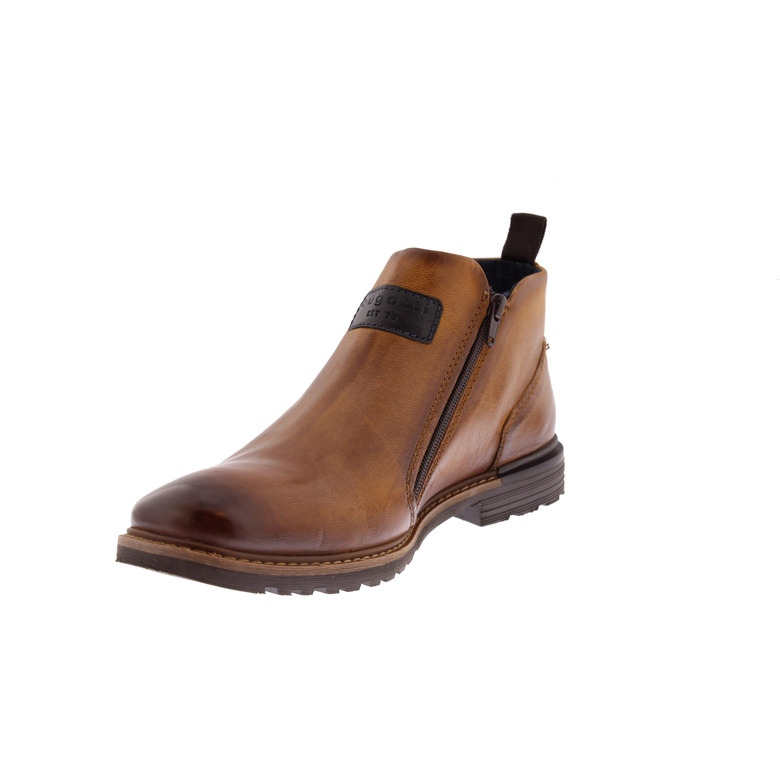 Bugattishoes hoge schoenen cognac 3