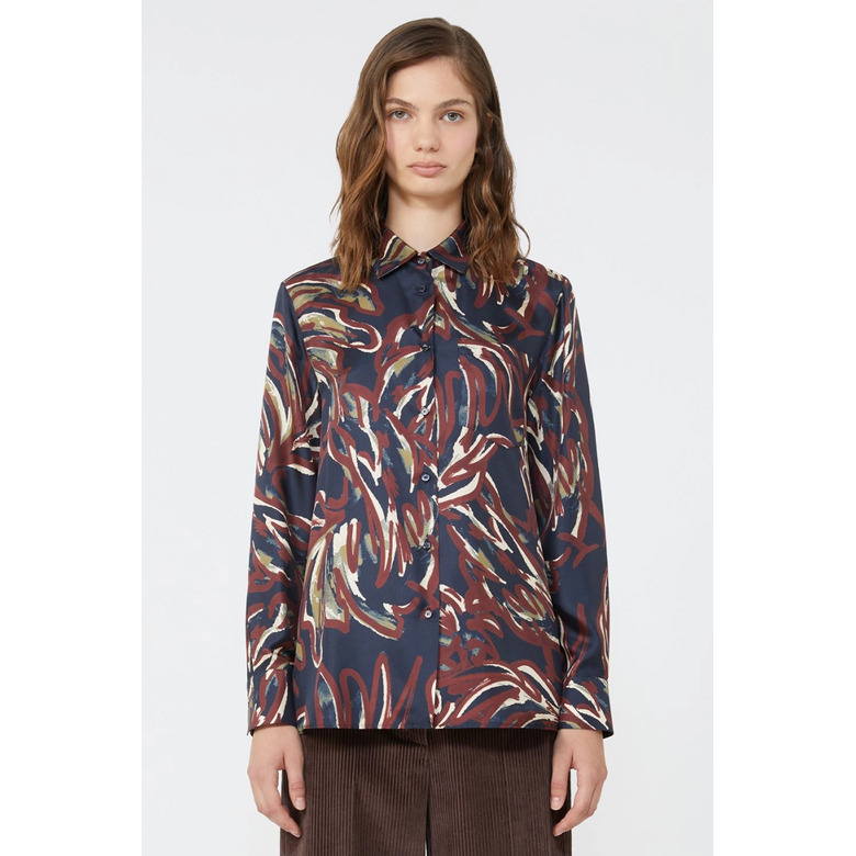 Weekend - Maxmara blouse bordeaux 2