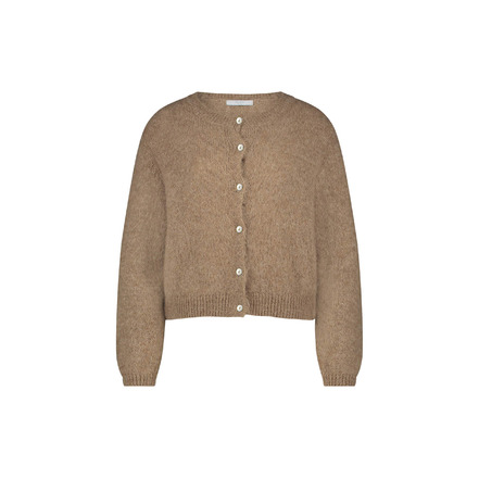 By-bar cardigan beige
