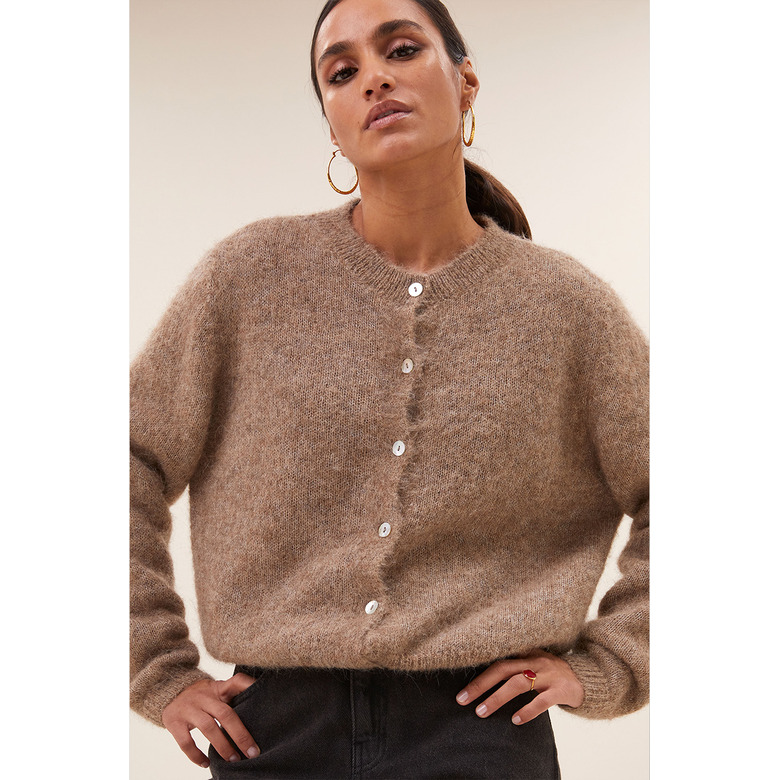 By-bar cardigan beige 2